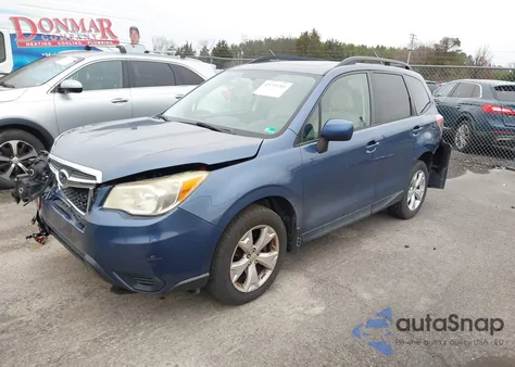 2014 Subaru Forester 2.5I Premium z USA, uszkodzony, nr VIN JF2SJAEC6EH447800